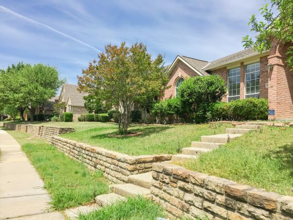 Sloped Yard Landscaping in Anaheim