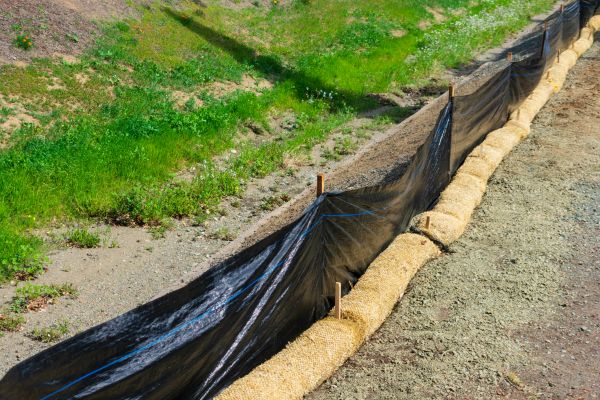 Straw Wattle Installation in Anaheim